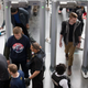 Attendees make their way through a security checkpoint at a Trump rally in Buffalo, New York on April 18, 2016 (AP Photo/John Minchillo)